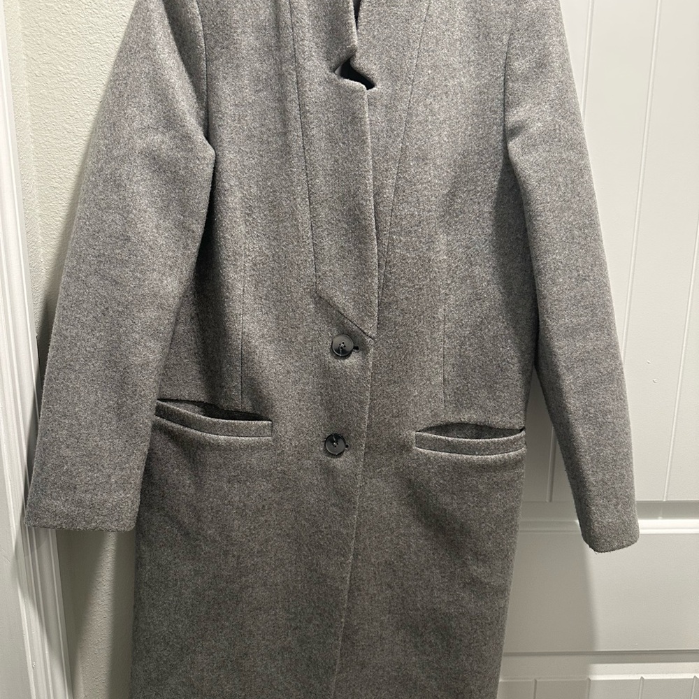 Women's Gray Over Coat